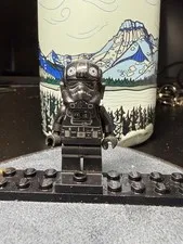 LEGO Star Wars TIE Fighter Pilot Minifigure Figure w/ Black Helmet & Head