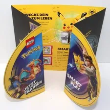 2x Smart Play LEGO® Poster Flyer Promotional Sheet Pokemon Top Tips 2026 New Rare