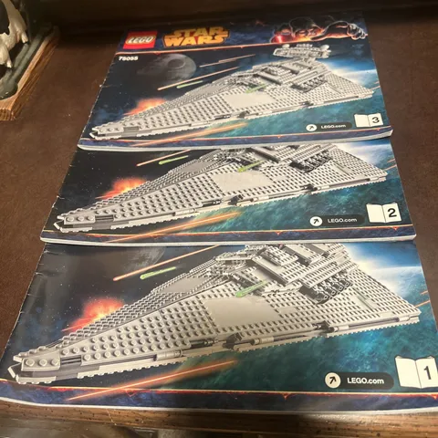 LEGO Star Wars: Imperial Star Destroyer (75055) Instruction booklet only 1,2,3
