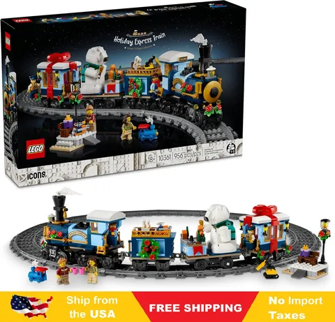 LEGO Icons Holiday Express Train Building Set for Adults, Ages 18+ - Gift Idea