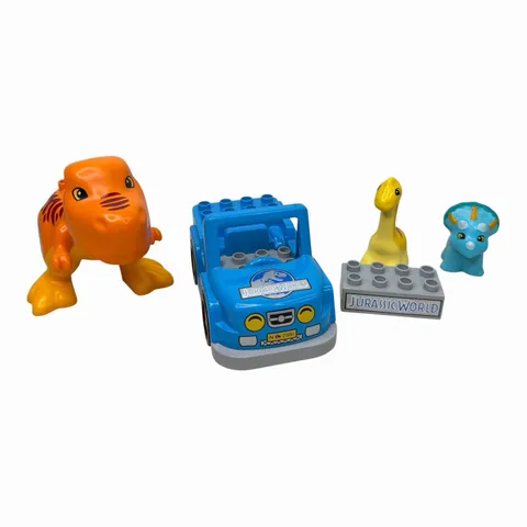 LEGO DUPLO Dinosaur Lot T-Rex Triceratop Figures Jurassic World Replacement