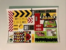 LEGO City 60026 Sticker Sheet Town Square New & Genuine