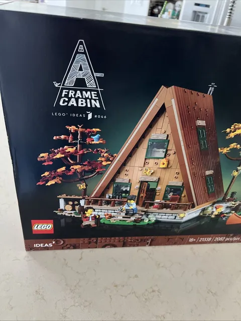 LEGO Ideas 21338 A-Frame Cabin — New, Factory Sealed, Unopened