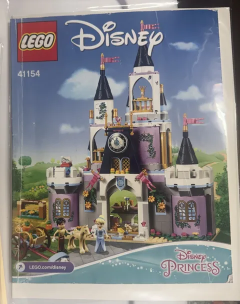 LEGO Disney Princess Cinderella's Dream Castle 41154 Instruction Manual ONLY