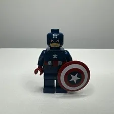 Lego Captain America - Dark Blue Suit with Shield 2012- from set 6865