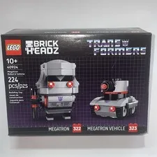 Lego Transformers 40924 Megatron Robot & Vehicle Brick Headz Set New 2026