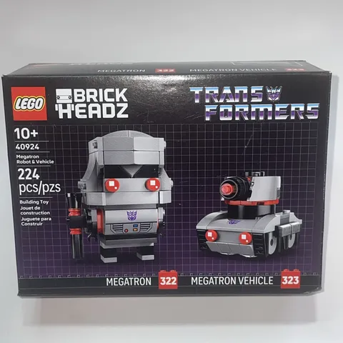 Lego Transformers 40924 Megatron Robot & Vehicle Brick Headz Set New 2026