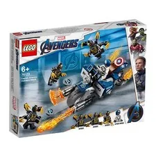 LEGO Super Heroes: Captain America: Outriders Attack (76123) Brand New Sealed