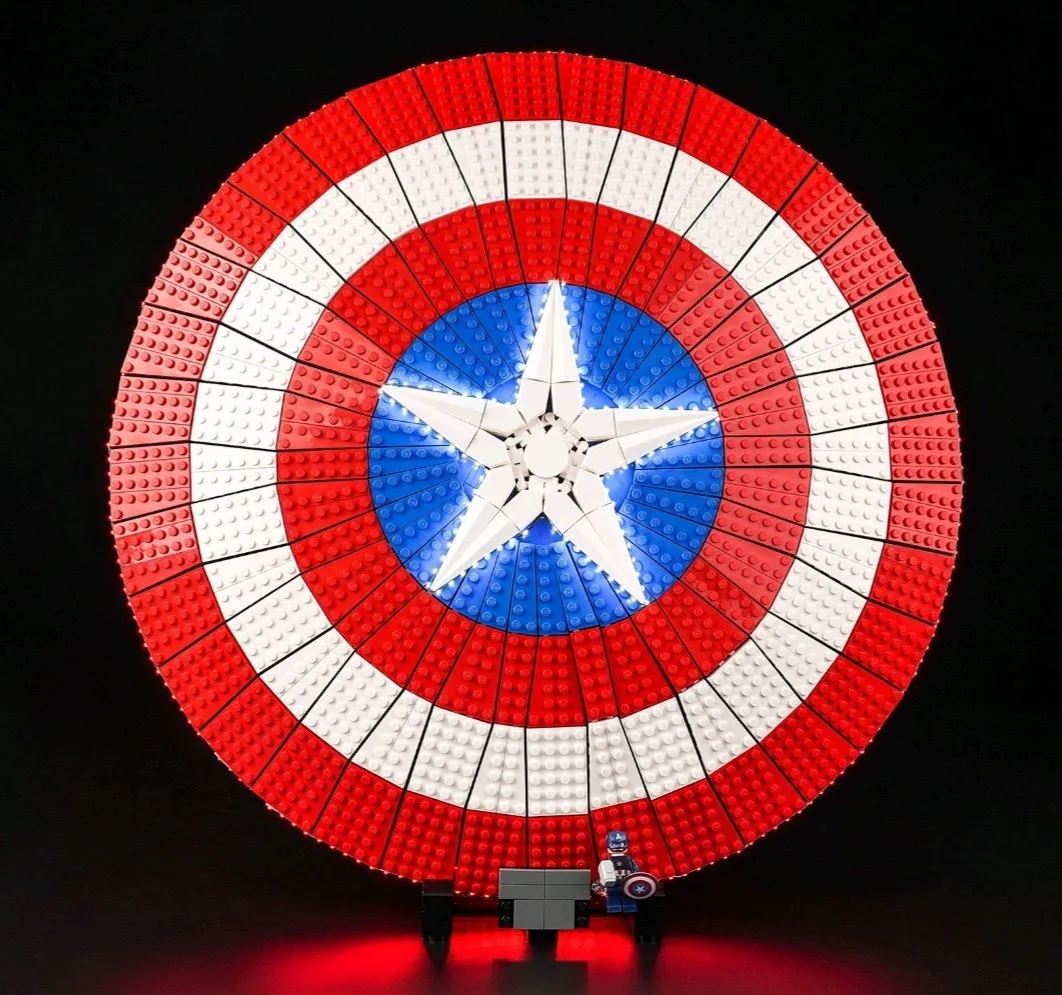 BrickBling LED Lighting Kit for Lego Captain America's Shield 76262 P56001 NEW