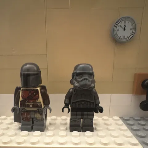 LEGO Star Wars The Mandalorian Mandalorian & Stormtrooper Minifigure Lot 2