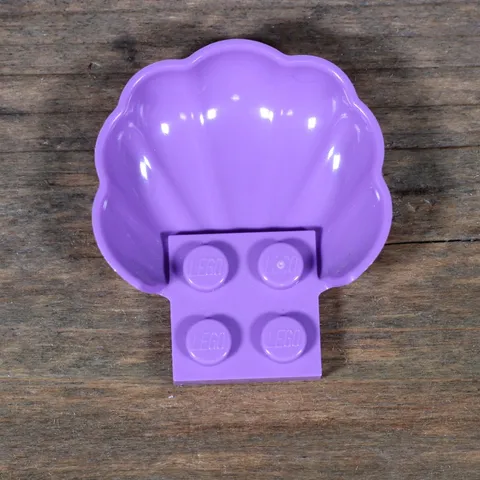 LEGO Medium Lavender Scallop Clam Shell Part No. 18970 Qty 1