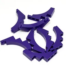 LEGO Parts - Dark Purple Arch 1 x 5 x 4 Inverted - No 30099 - QTY 8