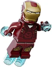 Lego Iron Man with Triangle on Chest 6867 30167 Super Heroes Avengers Minifigure