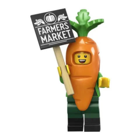 LEGO CMF Series 24 Carrot Mascot Minifigure 71037 Complete