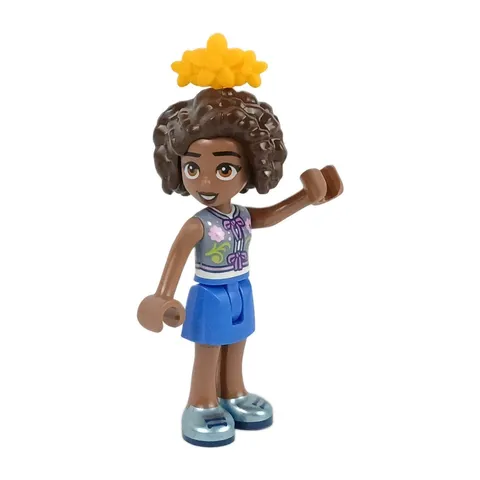 LEGO® Friends ALIYA Minifigure™ Minidoll Light Orange Flower Tiara frnd0924