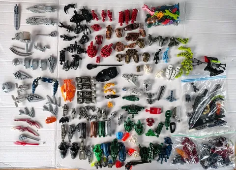 Lego Bionicles Lot Parts Armor Weapons Mask