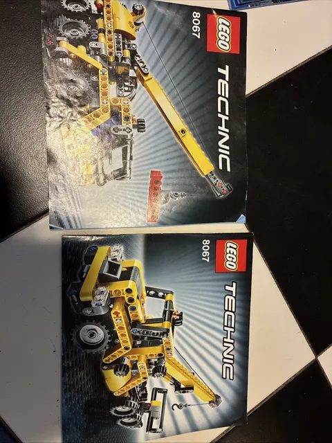 Lego Technic 8067 Mini Mobile Crane Instruction Booklet Manual Only 2011