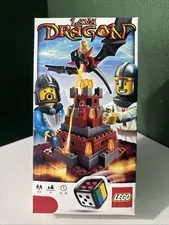 LEGO Lava Dragon 3838 Complete w/ Box Manuals Dice Game Set