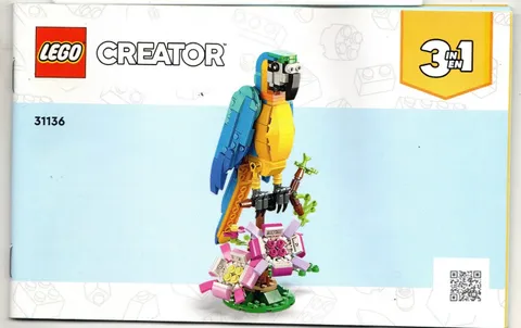 Lego ~  Instructions Manual Booklet Only ~ Creator 31136