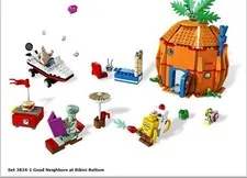 LEGO 3834 Spongebob Squarepants Good Neighbors at Bikini Bottom (see descript) 
