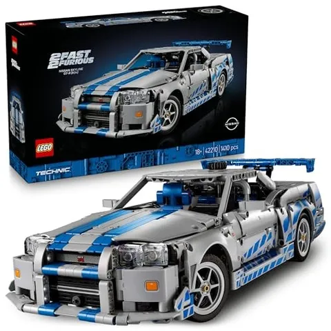 LEGO Technic 42210 Fast & Furious Nissan Skyline GT-R R34 13+ collector's item