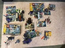 Lot of around 8 LEGO Nexo Knights Sets Retired w/ some instructions and boxes