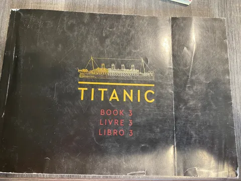LEGO Titanic 10294 Book 3 Instruction Manual Booklet Only English French Spanish