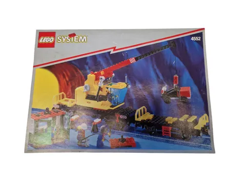 Lego® TRAIN Railway 4552 Instructions Crane Waggon Carriage