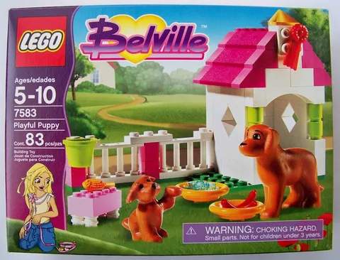 Lego Belville 7583 Playful Puppy NEW dog house retired