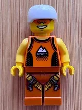 LEGO cty0917 Set 60202 People Pack Rock Climber, Orange Tank Top