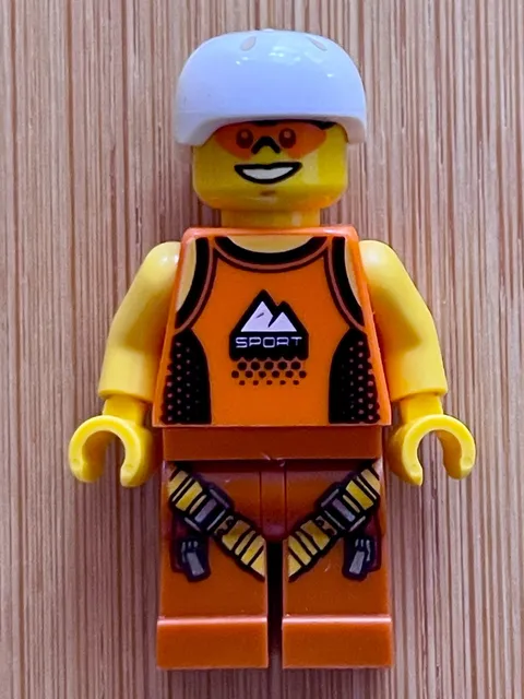 LEGO cty0917 Set 60202 People Pack Rock Climber, Orange Tank Top