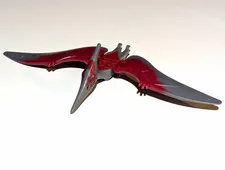 LEGO Jurassic World Pteranodon Chase Pteranodon Red Gray Custom Printed
