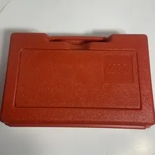 LEGO Red Hard Plastic Carry Case Storage Box 11.5 x 8 x 4 Made USA Vintage 1980s
