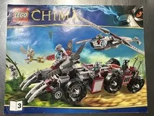 2013 LEGO Legends of Chima 3 Manual Booklet Used Condition