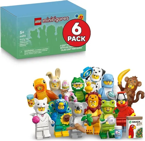 LEGO Minifigures Animal Series 28 6 Pack - Kids Toys in Sealed Myster box 66813