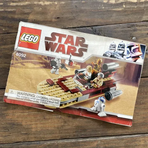 LEGO Star Wars 8092 Luke's Landspeeder Instruction Booklet Manual  Only 