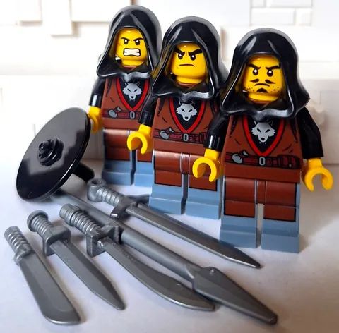 LEGO Wolfpack army Castle MINIFIGURE knight 10305 10332 bandit 71047 21348 21343