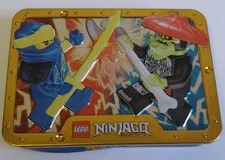 Lego Ninjago Legacy Jay vs Bone Hunter Minifigures 112327 Metal Box
