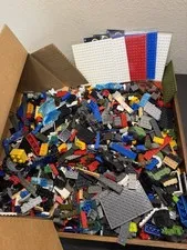 6 LB Mixed LEGO Mega Bloks Tyco Building Block Lot w/ Plates