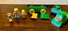 Vintage Duplo lot of 8 - Pixar Chug, farm equipment, Bob the Builder, Percy Pig