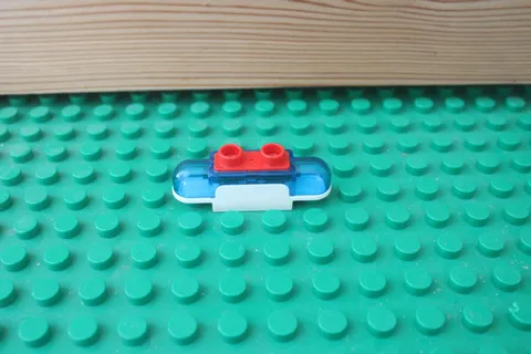 Duplo Blue White Siren Sound Works Police Car Emergence Lights Vehicle