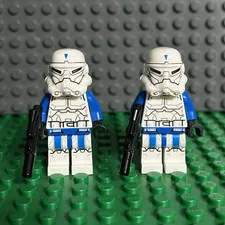 LEGO Star Wars Special Forces Clone Commander Minifigures Lot of 2 w/Blasters