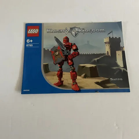 Lego Knights Kingdom 8785 Santis Instruction Manual Booklet Only 4245585 Age 6+