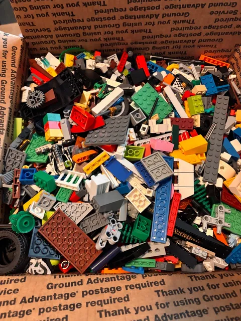 LEGO 12 lb Bulk Lot Genuine Mixed Bricks  Parts Pieces Assorted