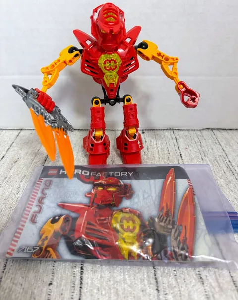 LEGO Hero Factory 7167 William Furno Complete figure w/ instructions No Canister