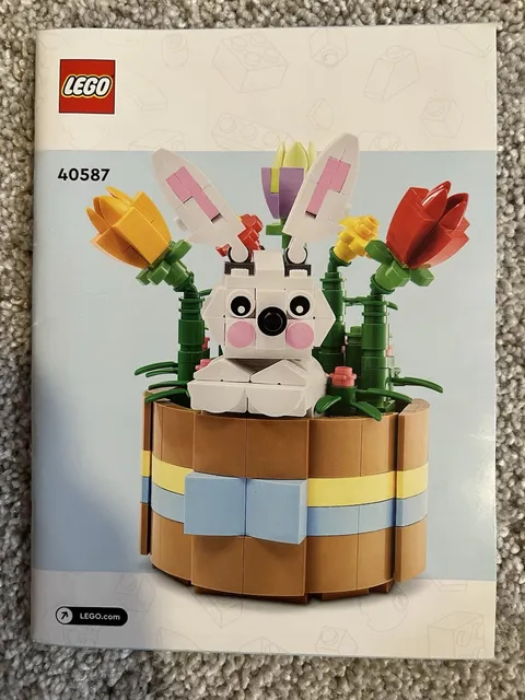 Lego 40587 Set Easter Basket Instruction Only Booklet