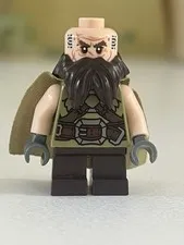 LEGO The Hobbit lor050 Dwalin the Dwarf Minifigure 79003 Authentic 