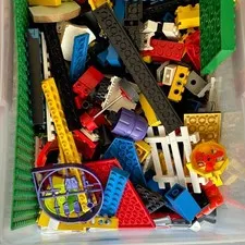 4 LB LEGO Lot Bulk Mixed Bricks Parts & Minifigures - Great Assortment - Free Sh
