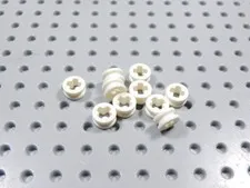 LEGO Lot of 10 White Technic Half Bushings BB