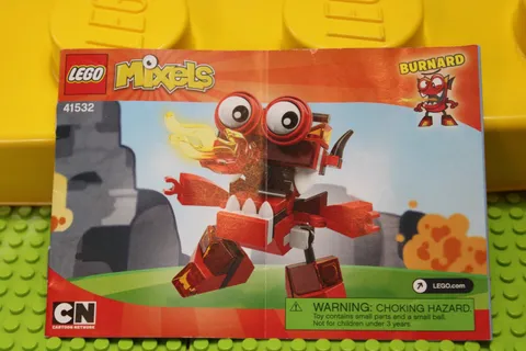 LEGO (41532) Burnard, MIXELS Series 4, Used, 100% Complete W/Manual, No Box